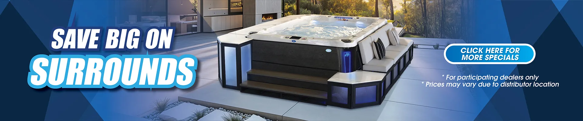 Calspas hot tub being used in a family setting - Woodstock