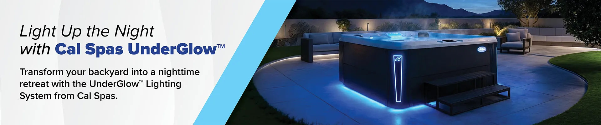 Calspas hot tub being used in a family setting - Woodstock