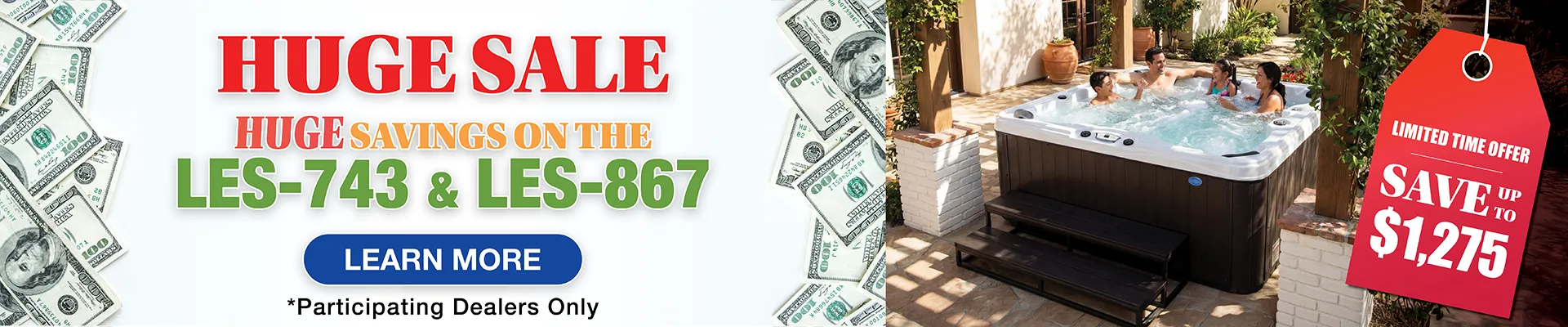 Calspas hot tub being used in a family setting - Woodstock